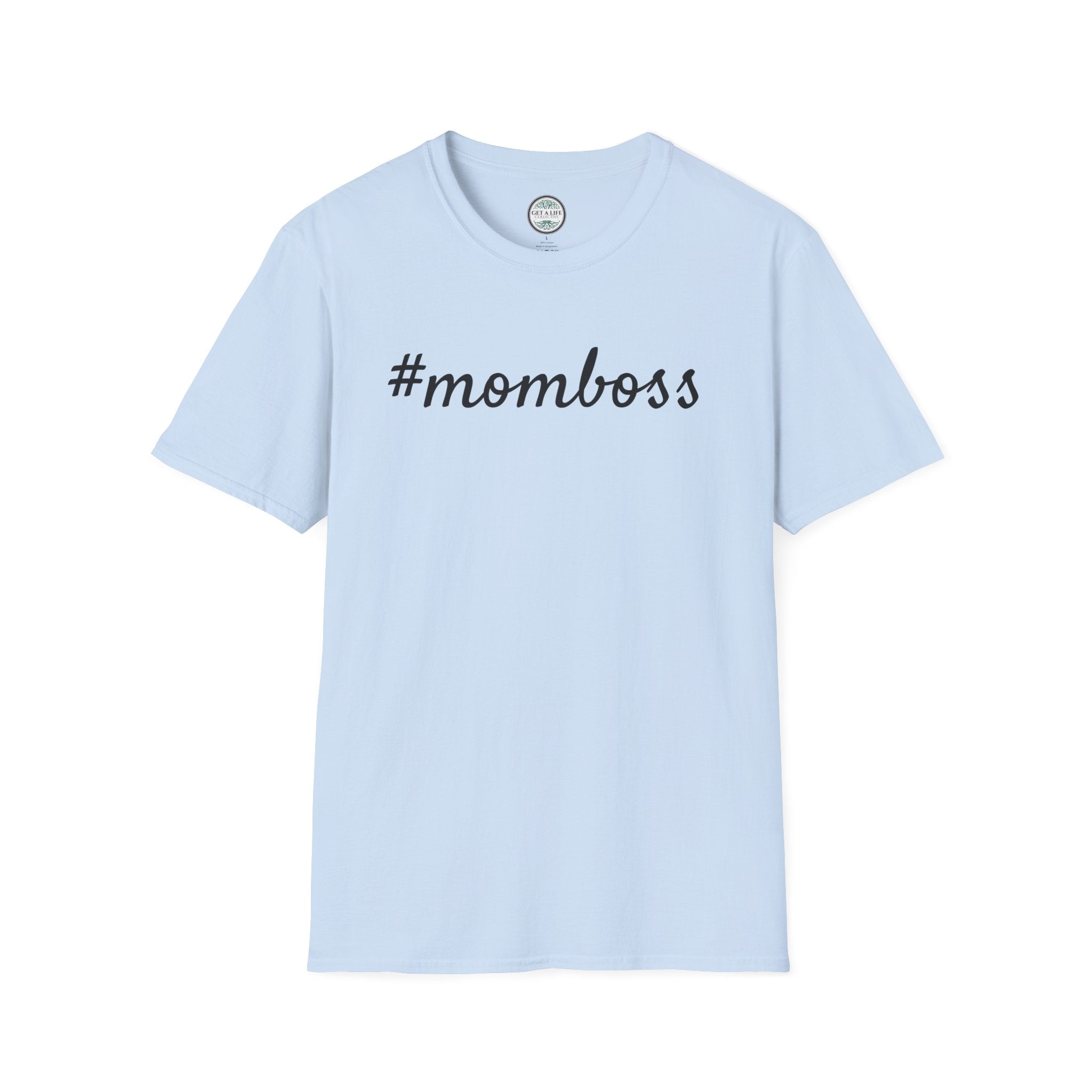 Mom Boss T-Shirt - #momboss Graphic Tee for Moms, Mother’s Day Gift