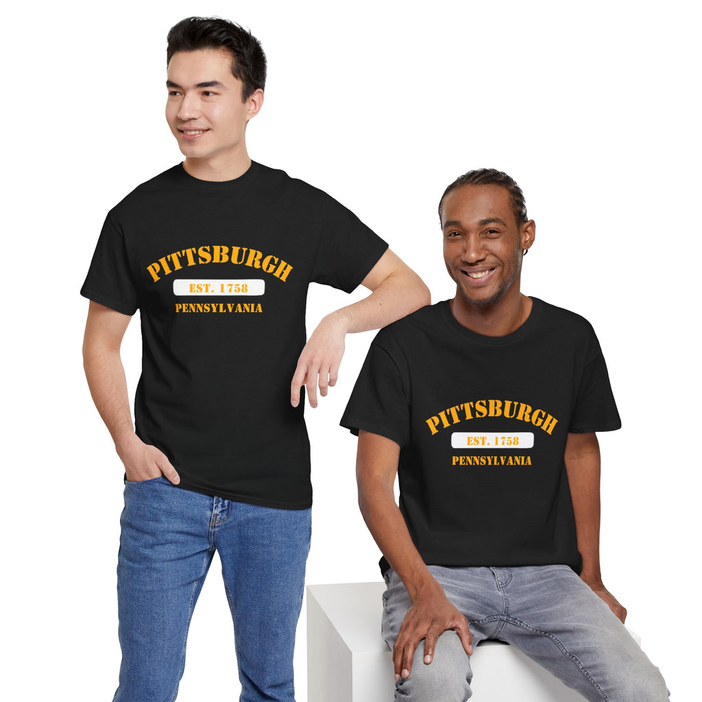 Pittsburgh Established 1758 T-Shirt — Pennsylvania City Pride Tee