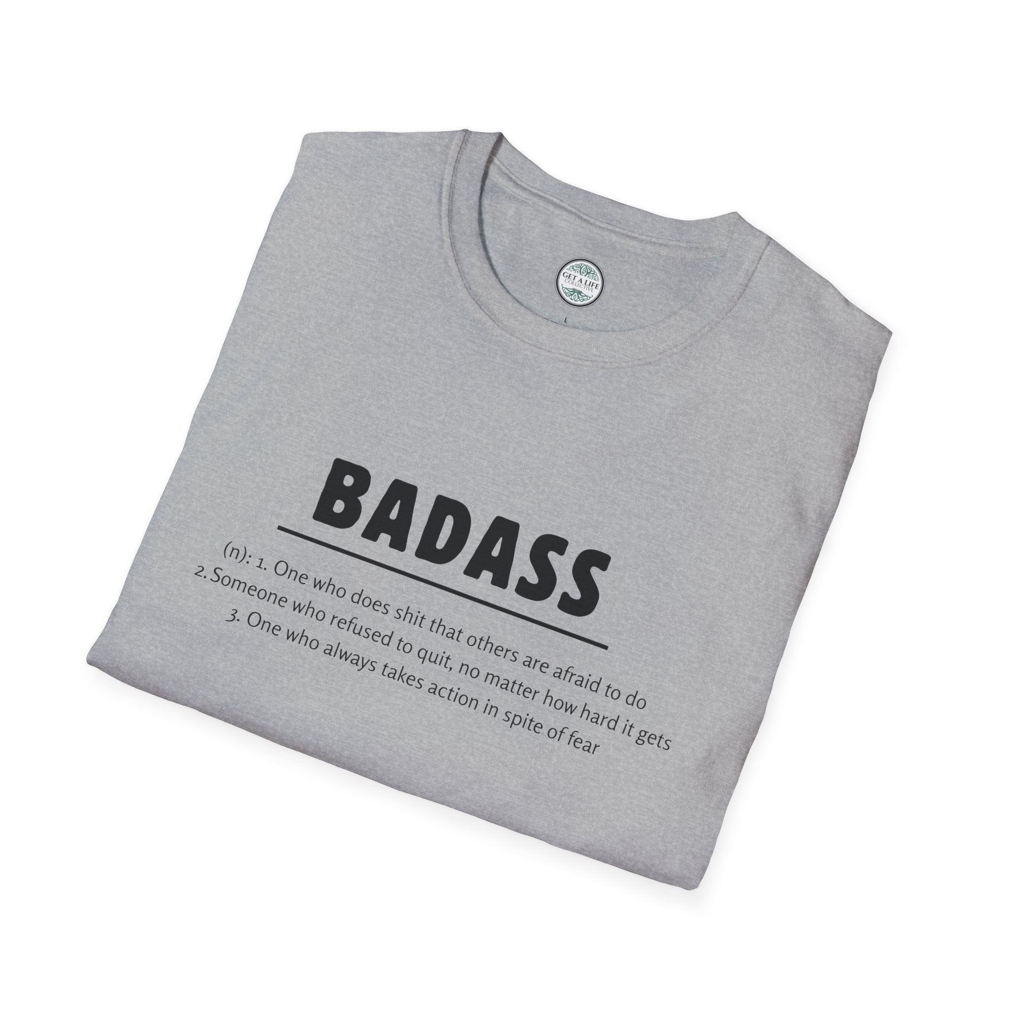 Badass T-Shirt — Minimal Bold Typography Tee