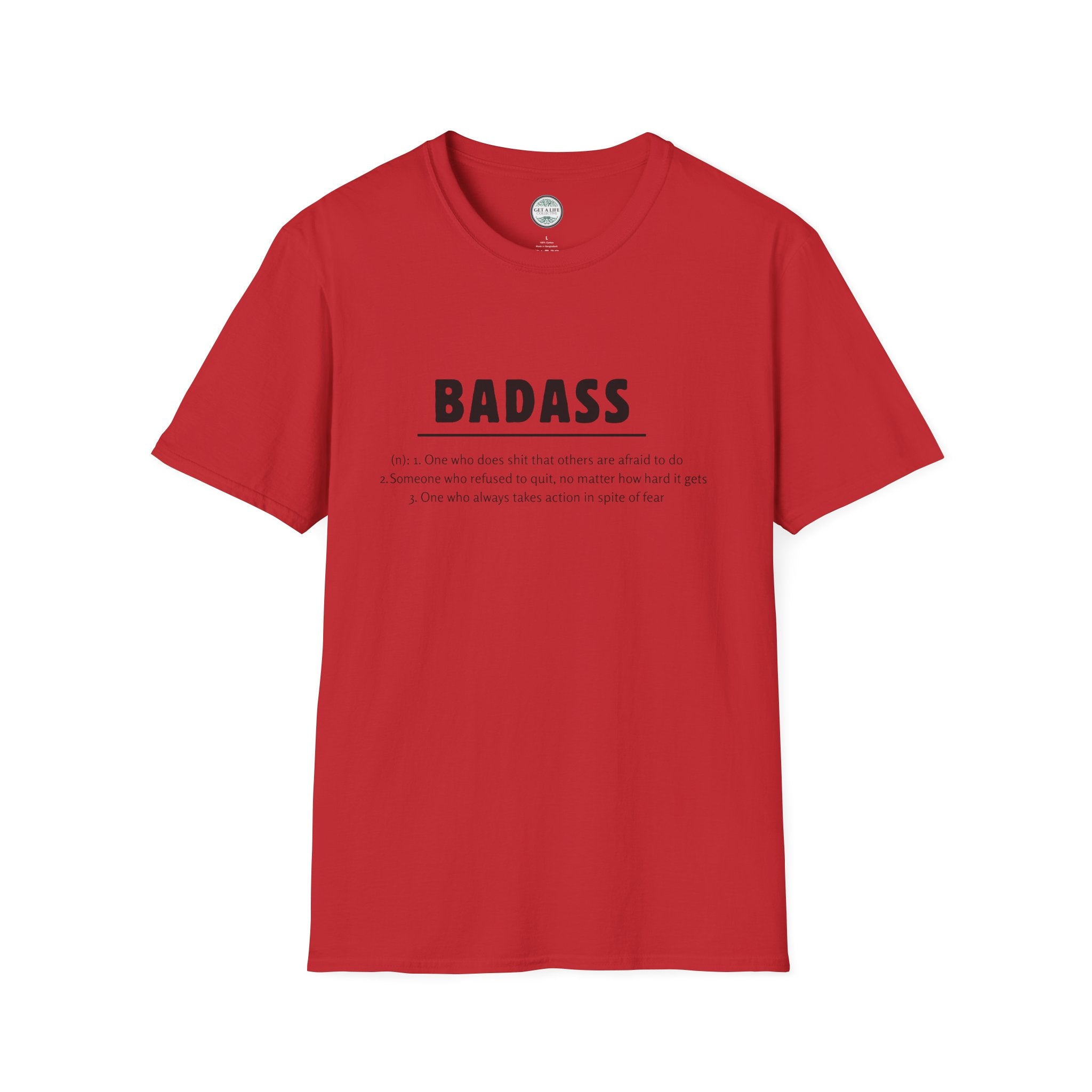 Badass T-Shirt — Minimal Bold Typography Tee