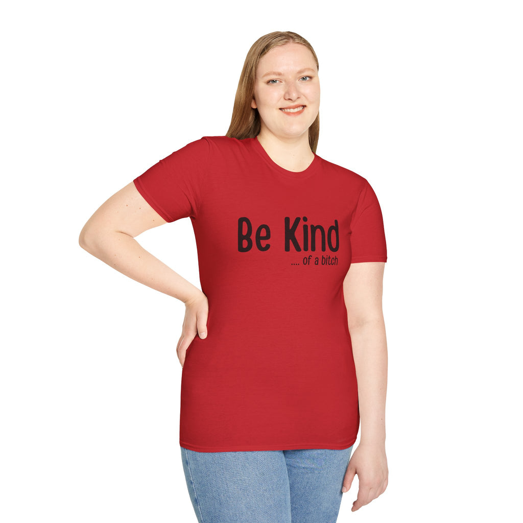"Be Kind (of a bitch)" Funny Sarcastic Graphic Tee tshirt