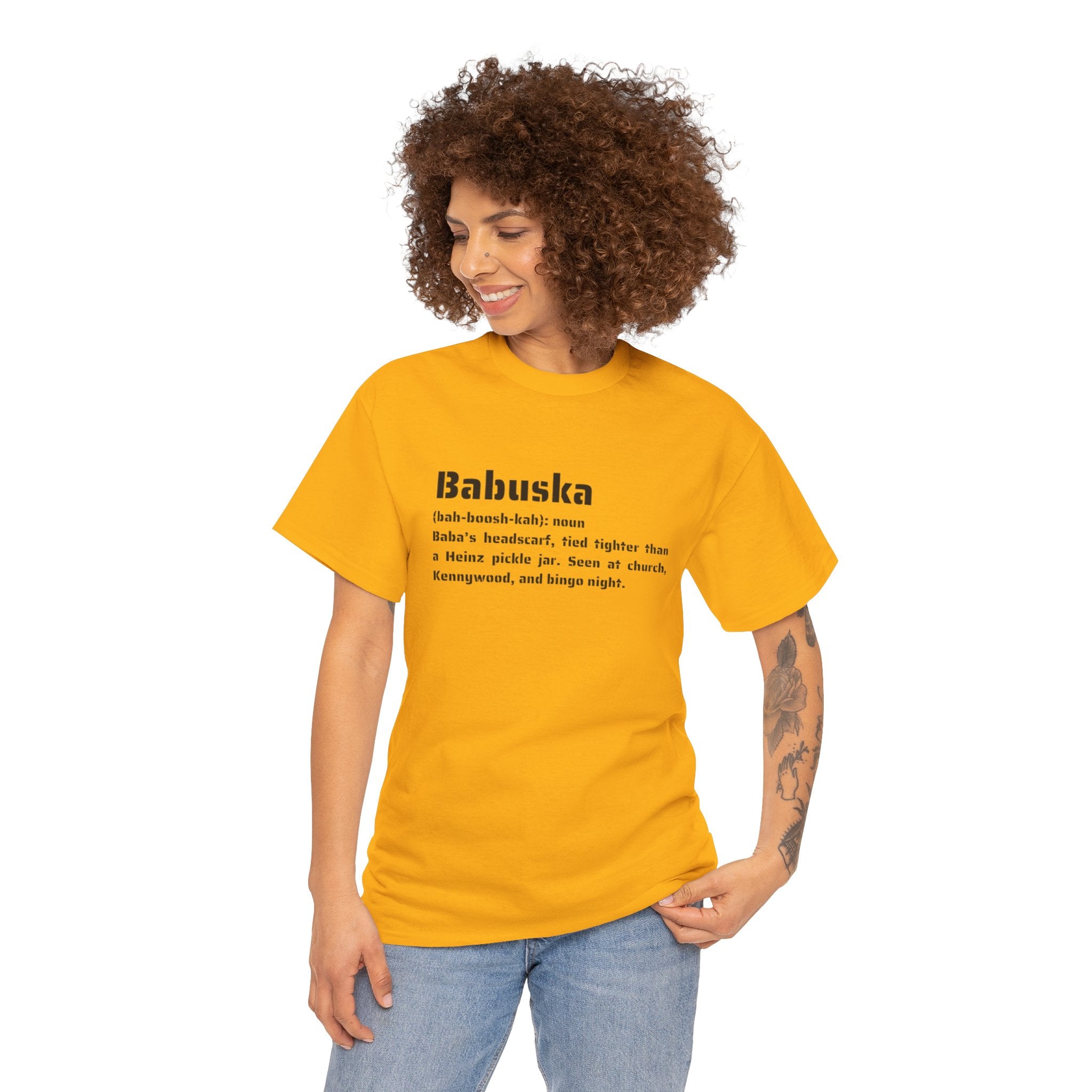 Babushka Definition Tee — Funny Grandmother Shirt