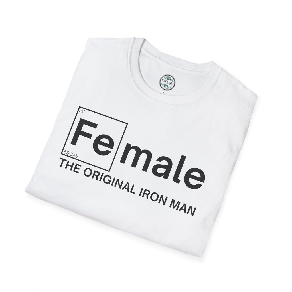 Female Iron Man Unisex Softstyle T-Shirt