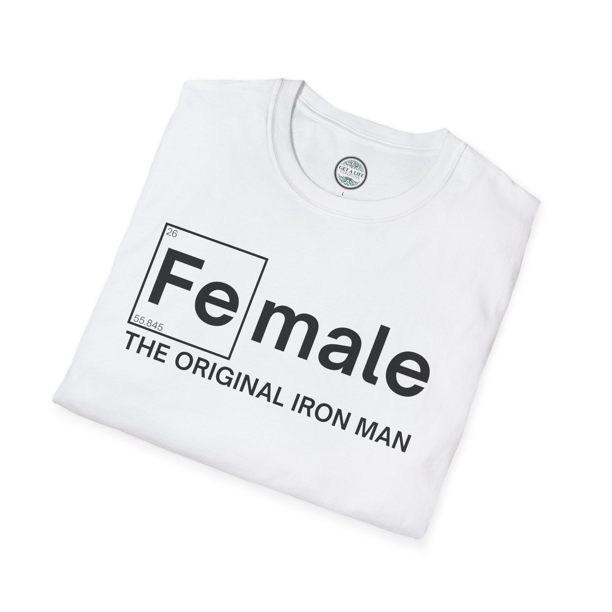Female Iron Man Unisex Softstyle T-Shirt